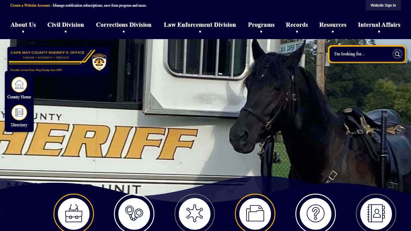 Sheriff's Office | Cape May County, NJ - Official Website